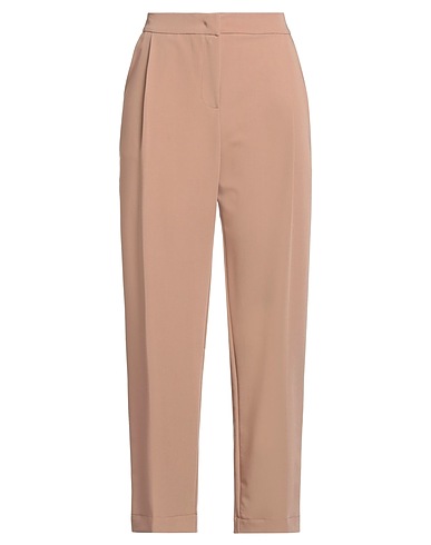 FACE TO FACE STYLE Casual pants Camel 65% PES - Polyethersulfone, 30% Rayon, 5% Elastane