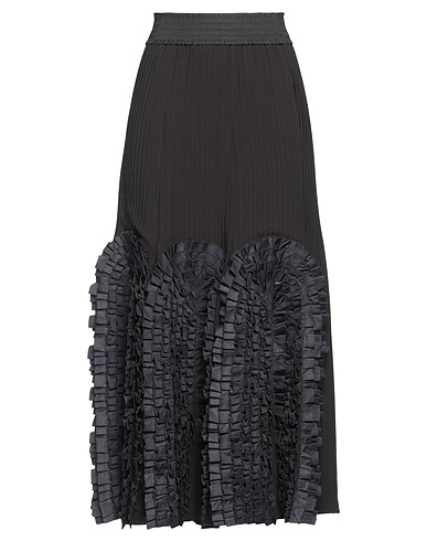 JIL SANDER Midi skirt Black 100% Viscose