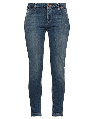 TELERIA ZED Denim trousers Blue 98% Cotton, 2% Elastane