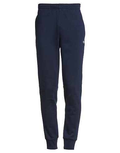 LACOSTE Casual trouser Midnight blue 84% Cotton, 16% Polyester