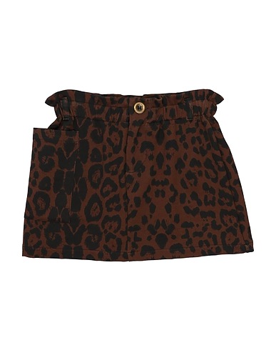 MARIUCCIA Skirt Brown 65% Viscose, 30% Nylon, 5% Elastane