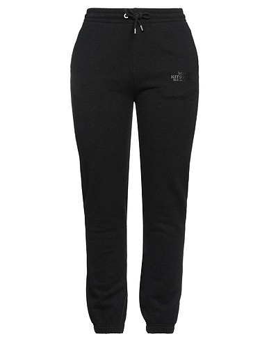 MAISON KITSUNÉ Pantalone Nero 90% Cotone, 10% Lana