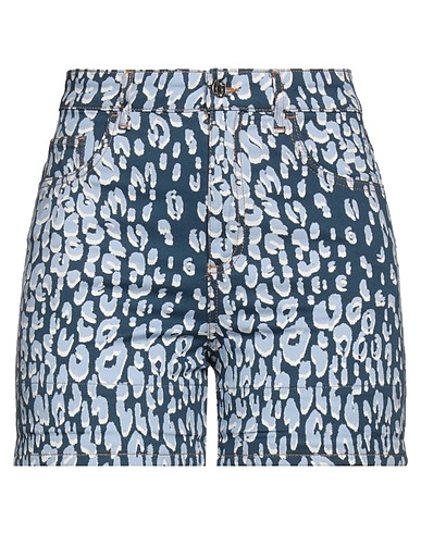LIU •JO Shorts & Bermuda Navy blue 98% Cotton, 2% Elastane
