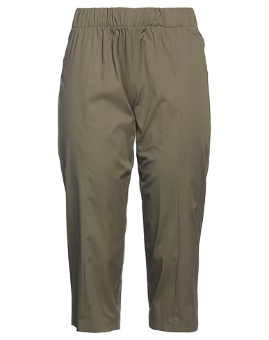 ALESSIO BARDELLE Casual pants Military green 97% Cotton, 3% Elastane