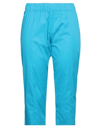 ALESSIO BARDELLE Casual trouser Azure 97% Cotton, 3% Elastane