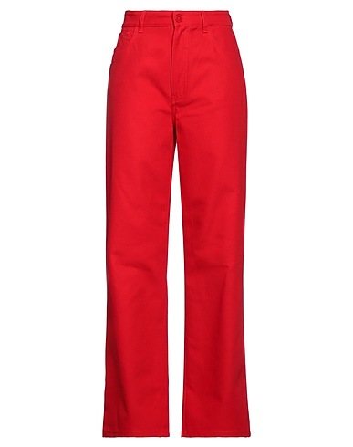 RAF SIMONS Casual pants Red 100% Cotton