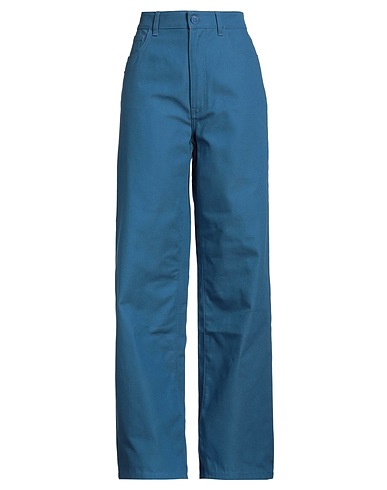 RAF SIMONS Casual trouser Blue 100% Cotton