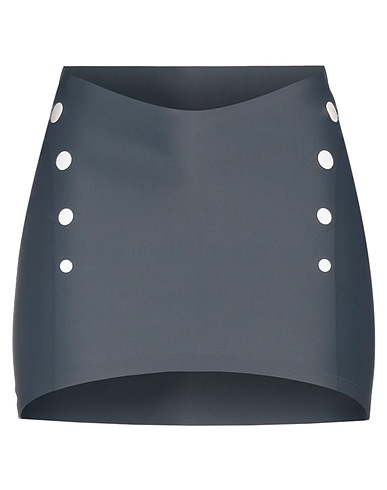 JEAN PAUL GAULTIER Mini skirt Slate blue 78% Polyester, 22% Elastane