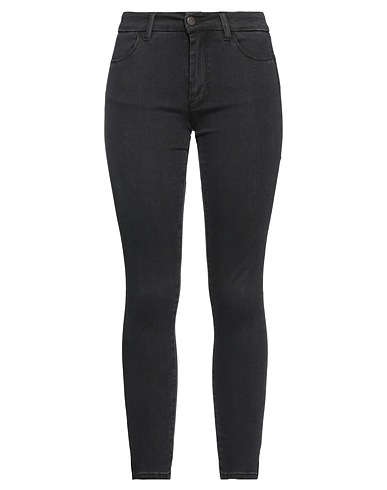 CIGALA'S Denim trousers Black 75% Cotton, 22% Polyester, 3% Elastane