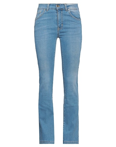 FLY GIRL Denim pants Blue 99% Cotton, 1% Elastane