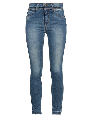FLY GIRL Denim pants Blue 99% Cotton, 1% Elastane