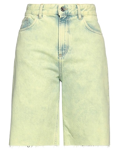 LIU •JO Denim shorts Lime green 100% Cotton