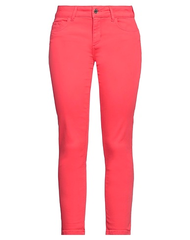 LIU •JO Casual trouser Coral 97% Cotton, 3% Elastane