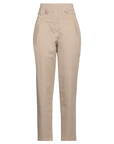 FEDERICA TOSI Pantalone Khaki 98% Cotone, 2% Elastan