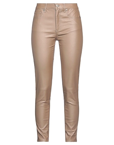 FEDERICA TOSI Casual trouser Khaki 68% Viscose, 20% Polyamide, 10% Polyester, 2% Elastane
