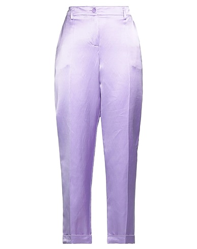 P.A.R.O.S.H. Casual pants Lilac 42% Viscose, 33% Linen, 25% Cotton