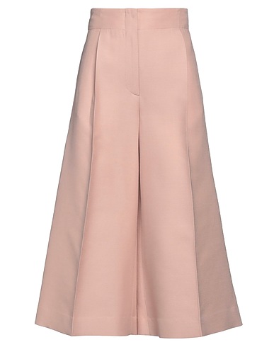 SUPER BLOND Casual trouser Light pink 50% Wool, 50% Silk