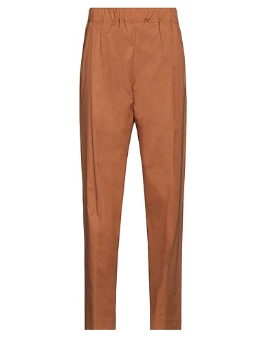 LANEUS Casual pants Camel 97% Cotton, 3% Elastane