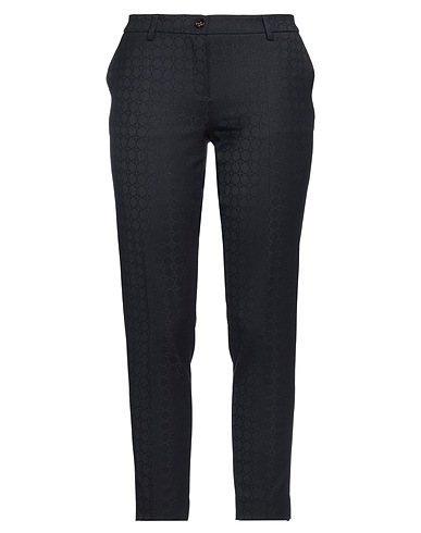 CAMERA CON VISTA Casual trouser Midnight blue 53% Polyester, 44% Virgin Wool, 3% Elastane