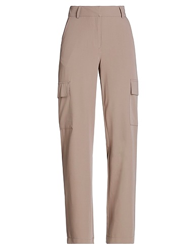 VERO MODA Cargo Light brown 78% Polyester, 18% Viscose, 4% Elastane