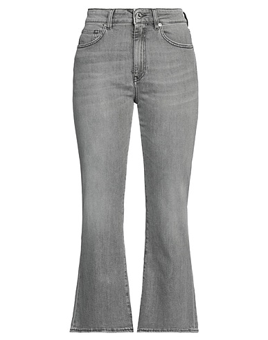 GRIFONI Denim trousers Grey 98% Cotton, 2% Elastane