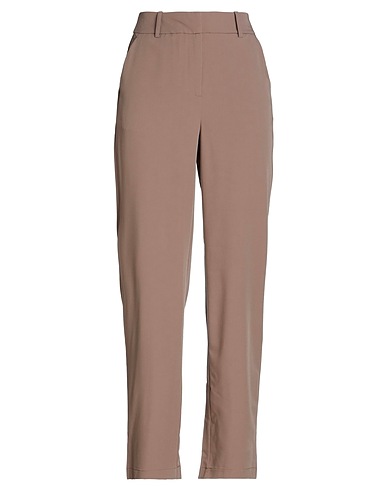 VERO MODA Casual trouser Light brown 78% Polyester, 18% Viscose, 4% Elastane