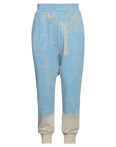 MASSIMO SABBADIN Casual trouser Sky blue 100% Cotton