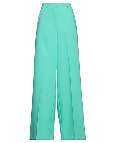 KONTATTO Casual trouser Turquoise 89% Polyester, 11% Elastane