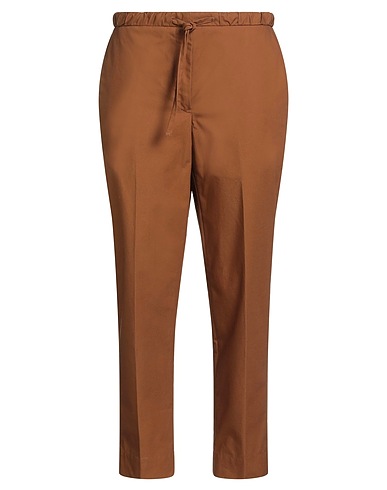 JIL SANDER Casual trouser Brown 100% Cotton