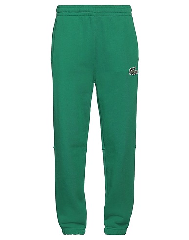 LACOSTE Casual trouser Light green 100% Cotton