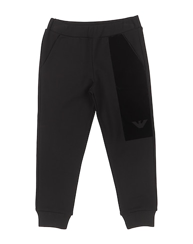 EMPORIO ARMANI Casual trouser Black 70% Viscose, 25% Polyamide, 5% Elastane, Polyester