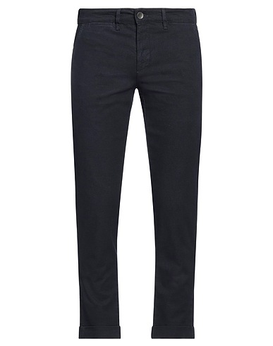 JECKERSON Casual trouser Midnight blue 98% Cotton, 2% Elastane