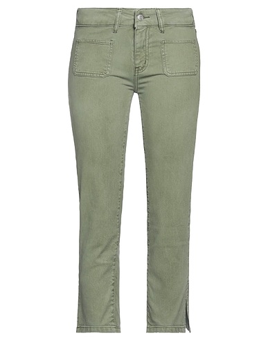 ZADIG&VOLTAIRE Denim pants Military green 97% Cotton, 3% Elastane