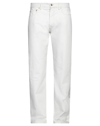 MAISON MARGIELA Denim trousers Off white 100% Cotton