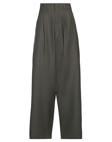 AMBUSH Casual trouser Dark green 100% Virgin Wool