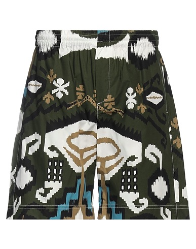 MSGM Shorts & Bermuda Military green 100% Cotton