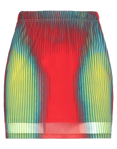 JEAN PAUL GAULTIER x Y/PROJECT Minigonna Rosso 89% Poliammide, 11% Elastan