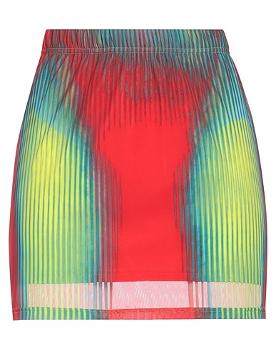 JEAN PAUL GAULTIER x Y/PROJECT Minirock Limettengrün 89% Polyamid, 11% Elastan