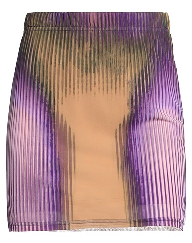 JEAN PAUL GAULTIER x Y/PROJECT Mini skirt Purple 89% Polyamide, 11% Elastane