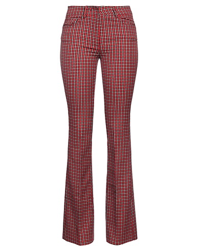 KATE BY LALTRAMODA Casual trouser Red 79% Polyester, 18% Viscose, 3% Elastane