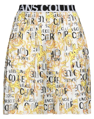 VERSACE JEANS COUTURE Mini skirt White 100% Polyester