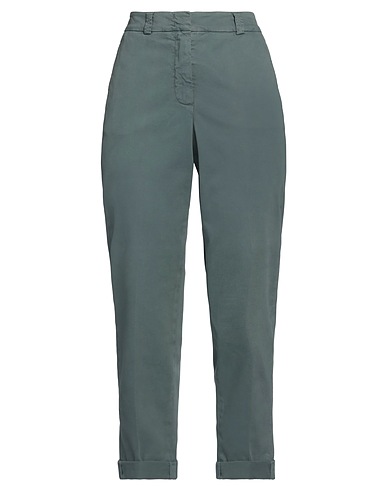 PESERICO Casual trouser Sage green 98% Cotton, 2% Elastane