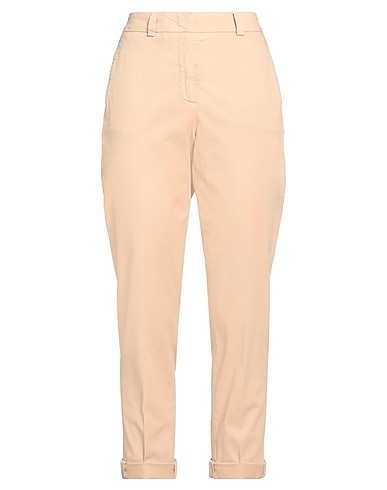PESERICO Casual trouser Beige 98% Cotton, 2% Elastane