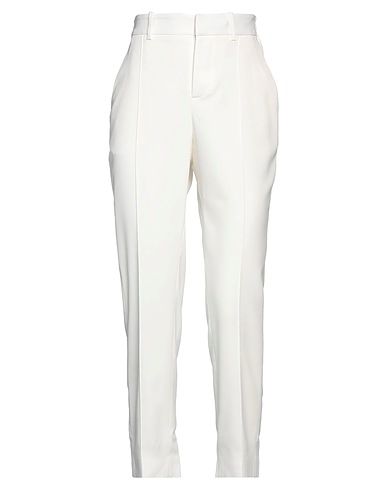 ZADIG&VOLTAIRE Casual trouser Ivory 76% Acetate, 21% Viscose, 3% Elastane