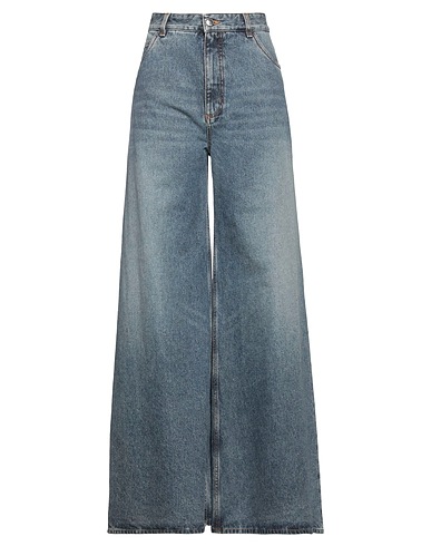 CHLOÉ Denim trousers Blue 87% Cotton, 13% Hemp