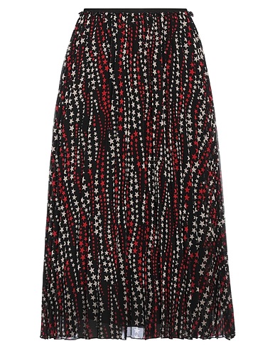 REDValentino Midi skirt Black 100% Polyester