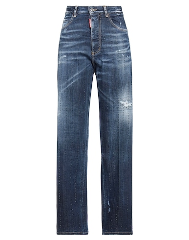 DSQUARED2 Denim trousers Blue 99% Cotton, 1% Elastane
