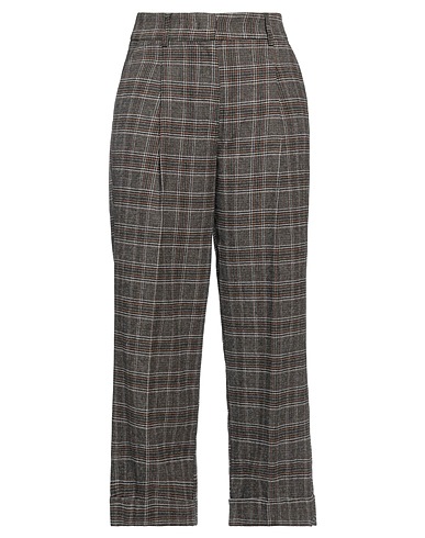 MANILA GRACE Casual trouser Lead 40% Cotton, 27% Polyester, 20% Acrylic, 10% Wool, 3% Other Fibres