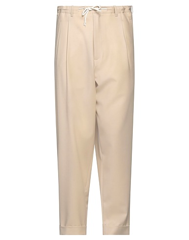 MAGLIANO Casual pants Beige 100% Virgin Wool