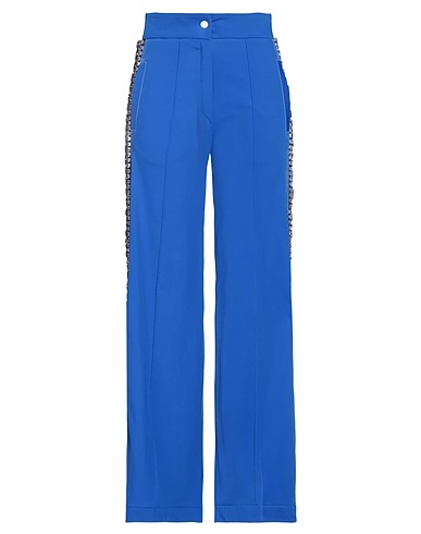 FYODOR GOLAN Casual trouser Bright blue 57% Polyamide, 28% Polyester, 15% Elastane